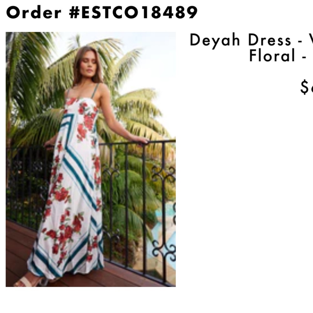 Esther & co. deyah dress - white floral